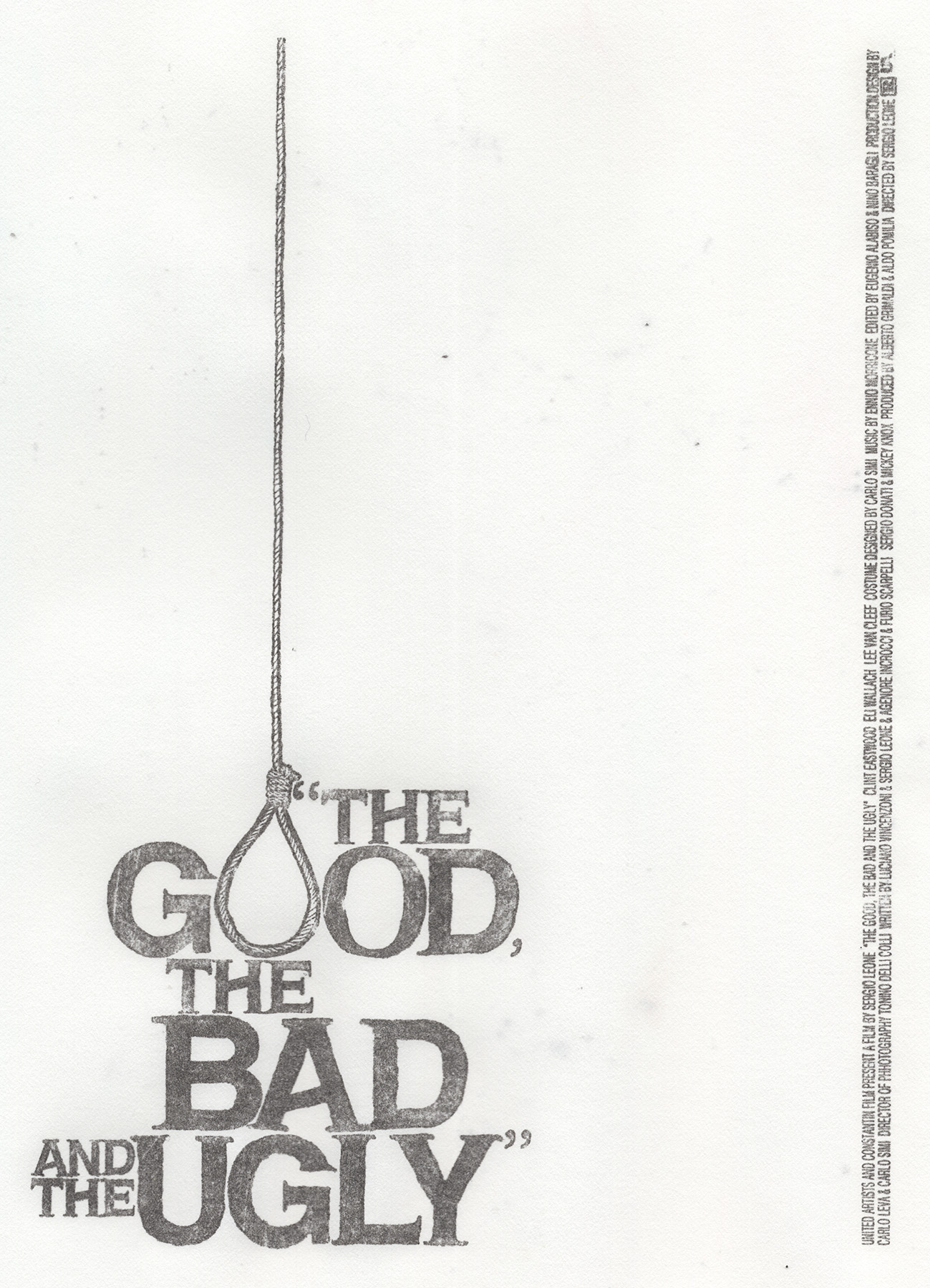 Film poster design transfer.